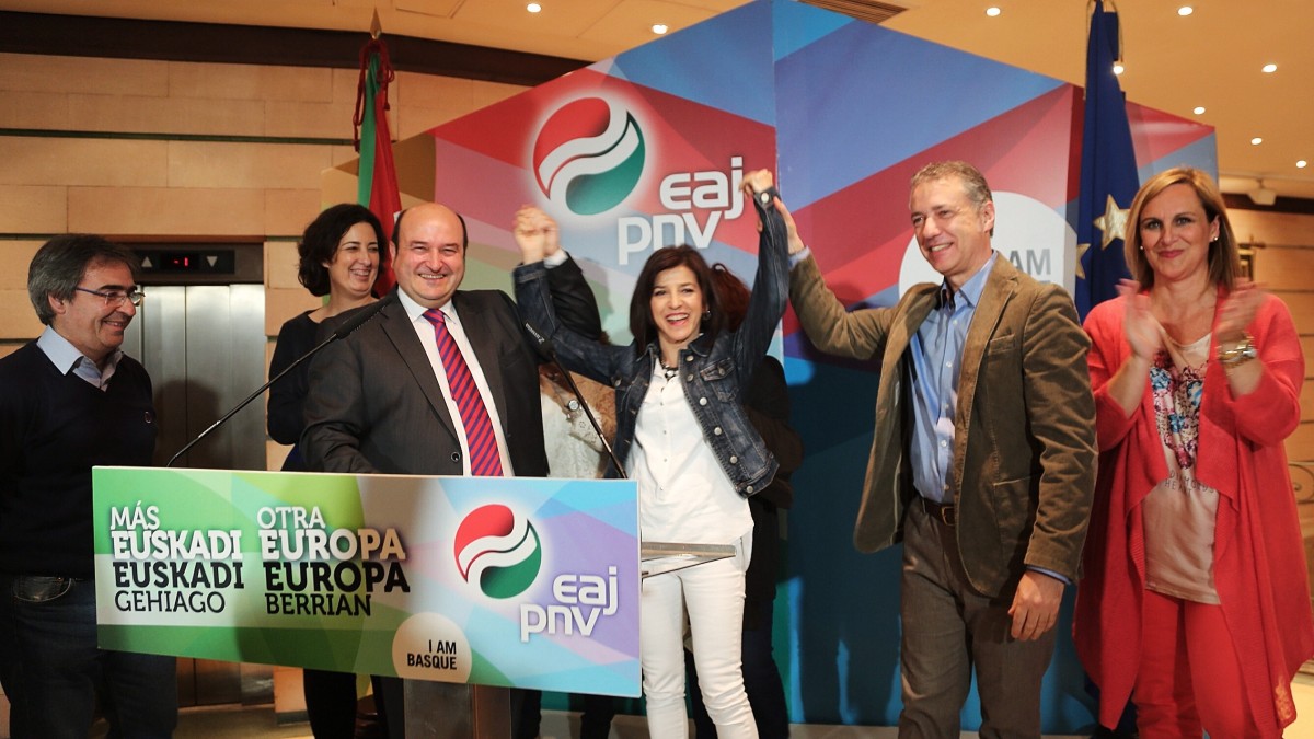 EAJ-PNV gana las elecciones al Parlamento Europeo en la CAV y en el conjunto de los siete territorios vascos