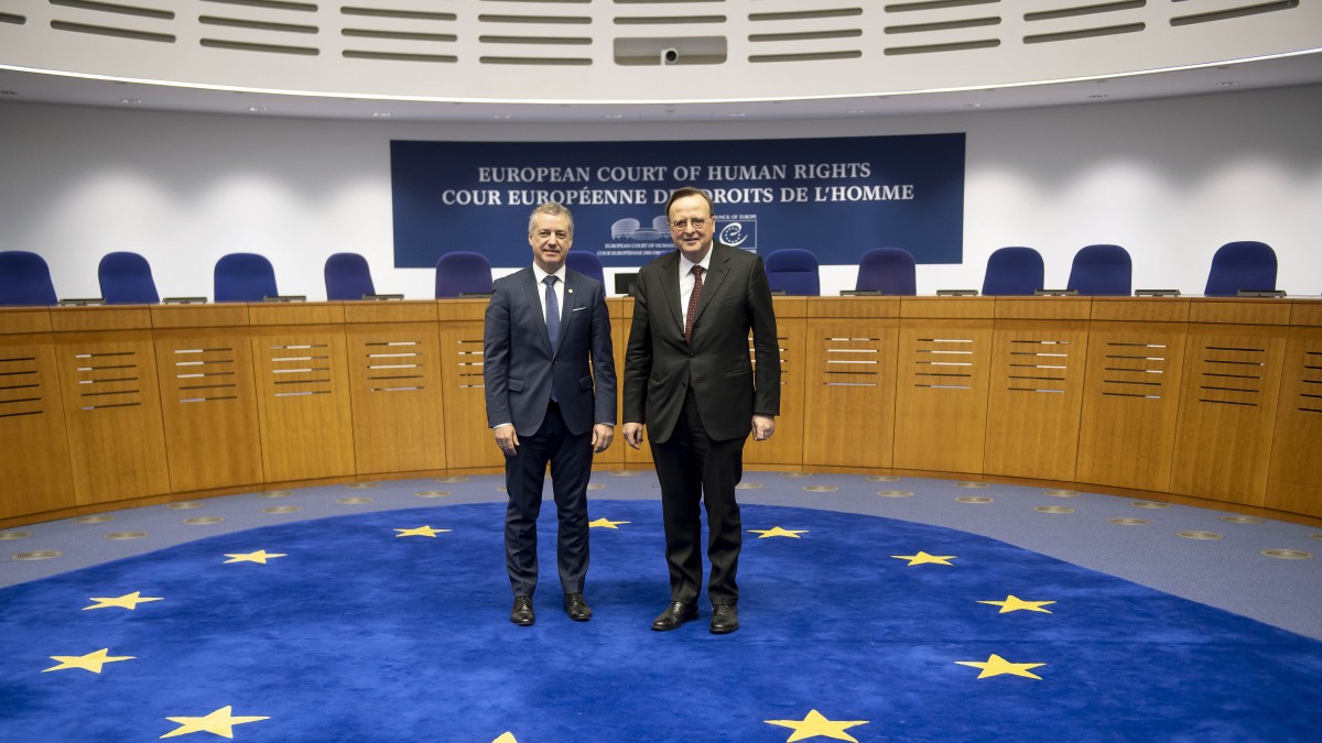 El Lehendakari en el homenaje a René Cassin en Estrasburgo: “los Derechos Humanos deben seguir siendo el referente principal de la acción política en Europa”