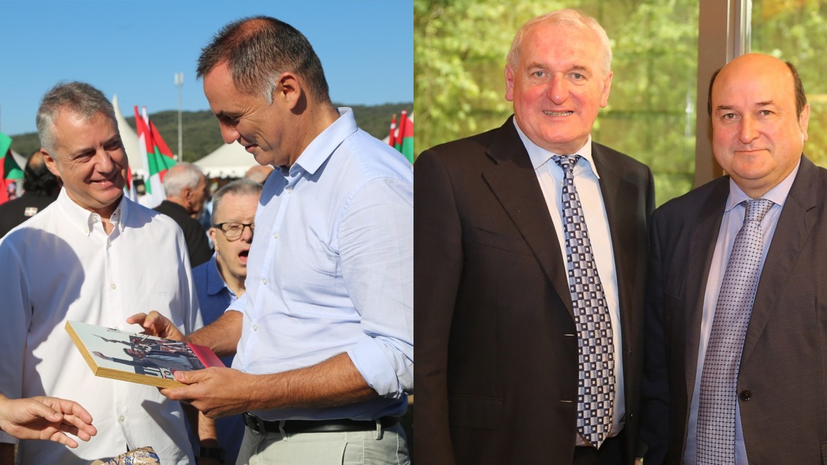 Bertie Ahern, Mayor Zaragoza eta Flandria presidentea ohia eta Korsikako presidentea Urkulluri eta EAJ-PNVri babesa adierazi dietenen artean