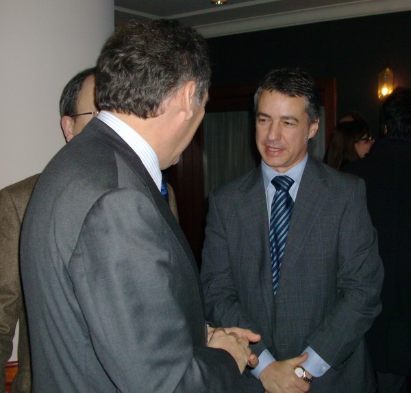 Iñigo Urkullu y François Bayrou