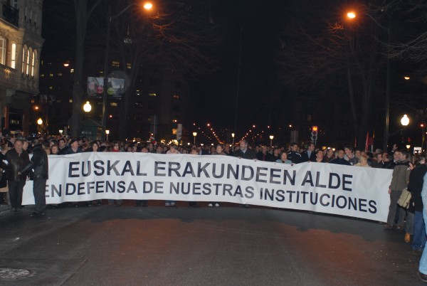 Manifestación en Bilbao