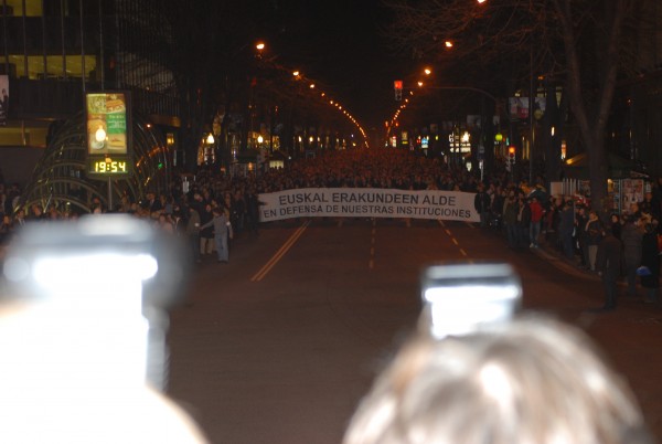 Manifestación en Bilbao