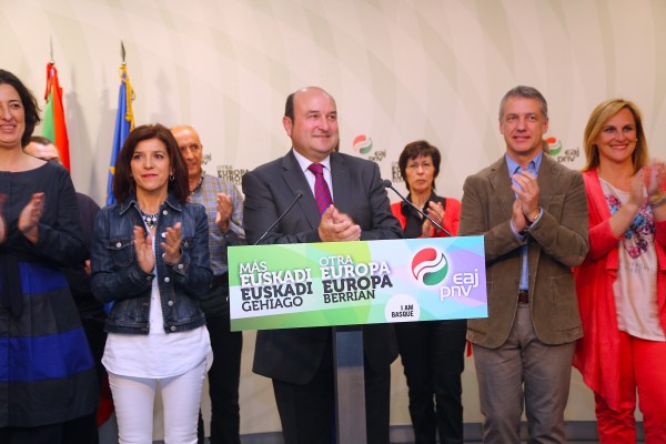 EAJ-PNV gana las elecciones al Parlamento Europeo