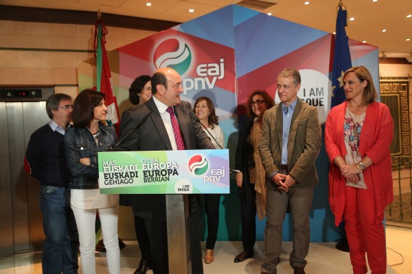 EAJ-PNV gana las elecciones al Parlamento Europeo