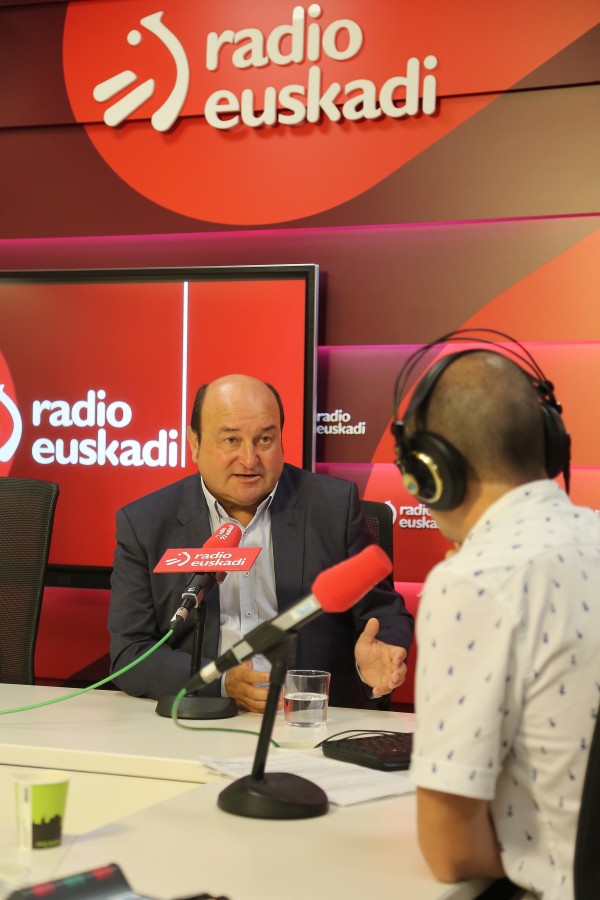 Andoni Ortuzar Radio Euskadi irratian 20180719