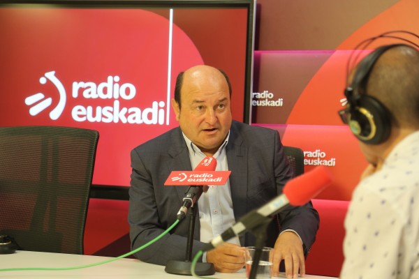 Andoni Ortuzar Radio Euskadi irratian 20180719