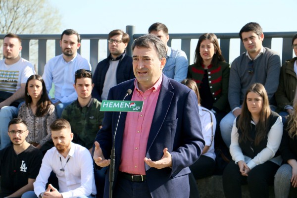 Aitor Esteban en el Gazte Campus de EGI - Gorozika