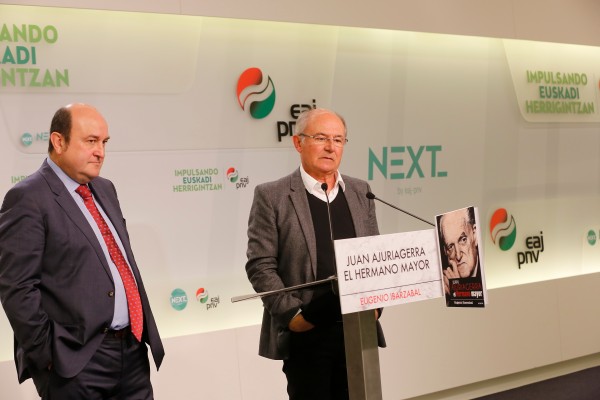 Andoni Ortuzar y Eugenio Ibarzabal - Presentación del libro: 