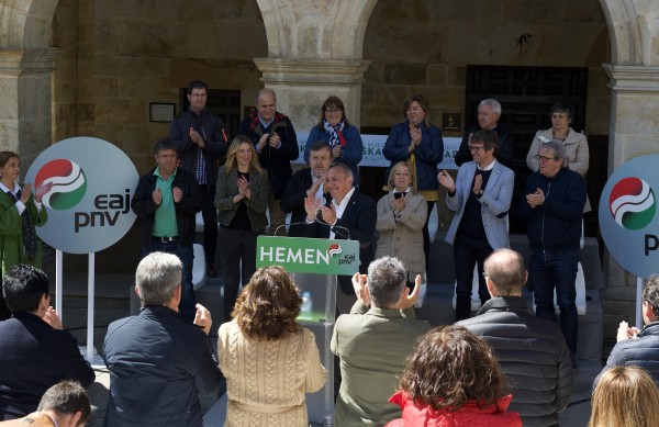 Presentación de las candidaturas de EAJ-PNV de la Cuadrilla de Gorbeialdea