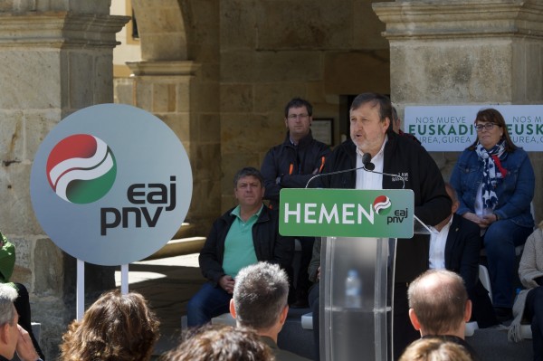 Presentación de las candidaturas de EAJ-PNV de la Cuadrilla de Gorbeialdea