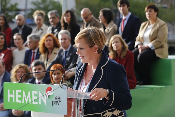 Itxaso Atutxa, Juan Mari Aburto -  Presentación candidatura Bilbao 2019