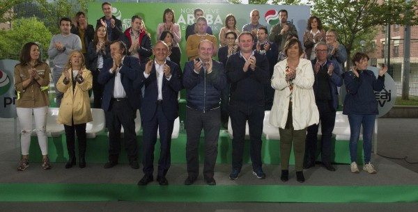 Mitin Laudio. Ander Añibarro, Marian Olabarrieta, Ramiro González, Andoni Ortuzar