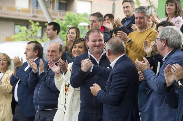 Mitin Laudio. Ander Añibarro, Marian Olabarrieta, Ramiro González, Andoni Ortuzar