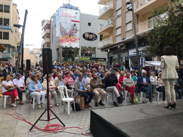 Mitin Benidorm. Izaskun Bilbao, Lluis Bertomeu