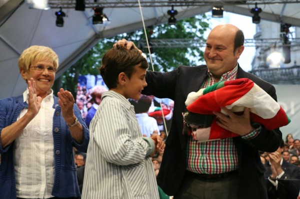 Mitin Bilbao. Kanpaina amaiera. Izaskun Bilbao Barandica, Iñigo Urkullu, Andoni Ortuzar