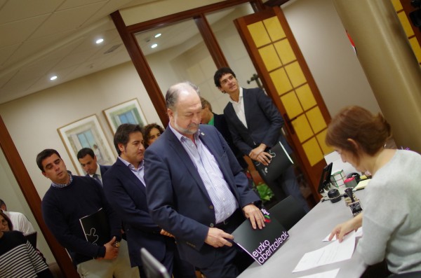 Oscar Arana, Aitor Ibarra y Andoni Lamborena