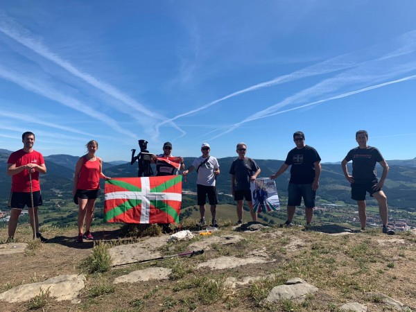 Subida a Zaldiaran, Ernio y Serantes Iñigo Urkullu, Bakartxo Tejeria, Leixuri Arrizabalaga