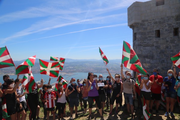 Zaldiaran, Ernio eta Serantesera igoera. Iñigo Urkullu, Bakartxo Tejeria, Leixuri Arrizabalaga