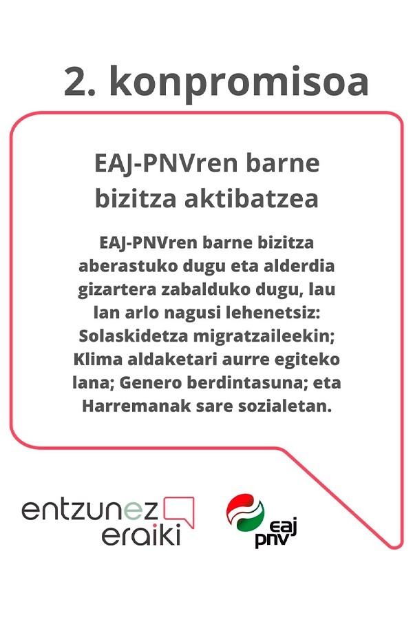 Entzunez Eraiki: 10 konpromisoak