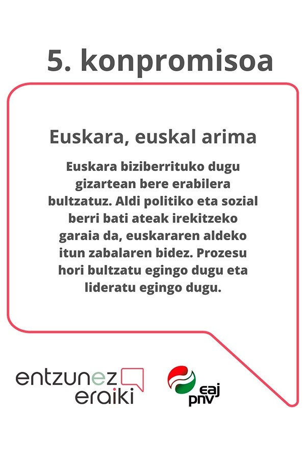 Entzunez Eraiki: 10 konpromisoak