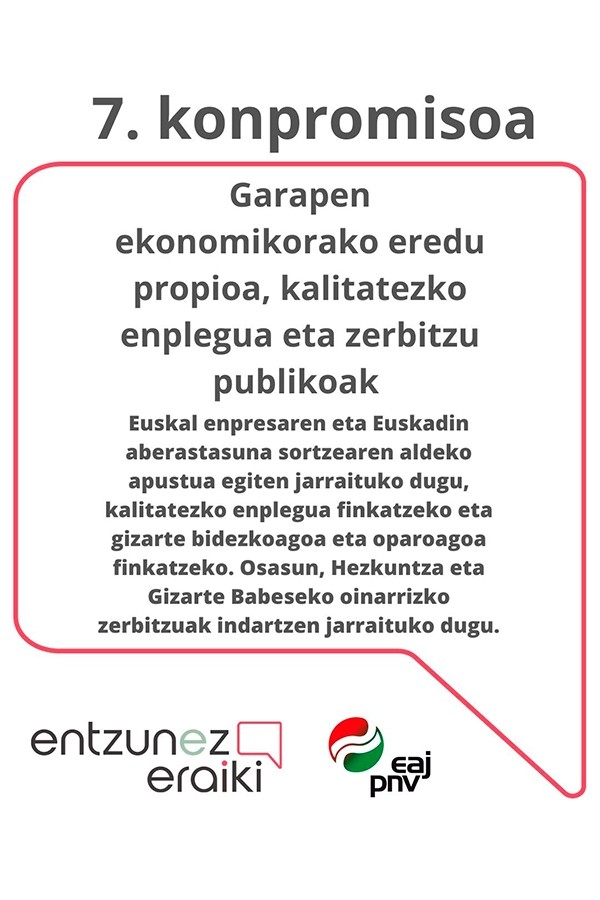 Entzunez Eraiki: 10 konpromisoak