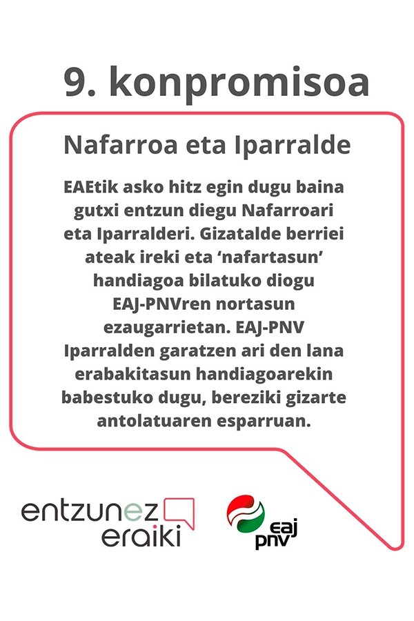 Entzunez Eraiki: 10 konpromisoak