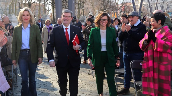 Presentación de Juan Mari Aburto Rique como candidato a la alcaldía de Bilbao por EAJ-PNV