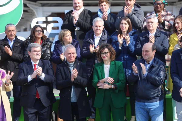 Presentación de Juan Mari Aburto Rique como candidato a la alcaldía de Bilbao por EAJ-PNV