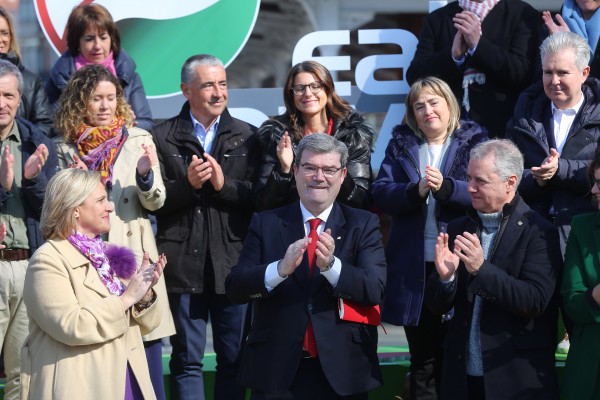 Presentación de Juan Mari Aburto Rique como candidato a la alcaldía de Bilbao por EAJ-PNV