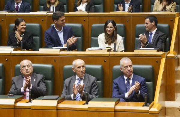 Sesión constitutiva de la XIII legislatura del Parlamento Vasco