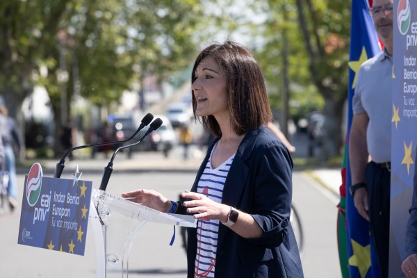 9-J Acto Eurorregión en Irun - Oihane Agirregoitia, Iñigo Urkullu, Yann Wehrling