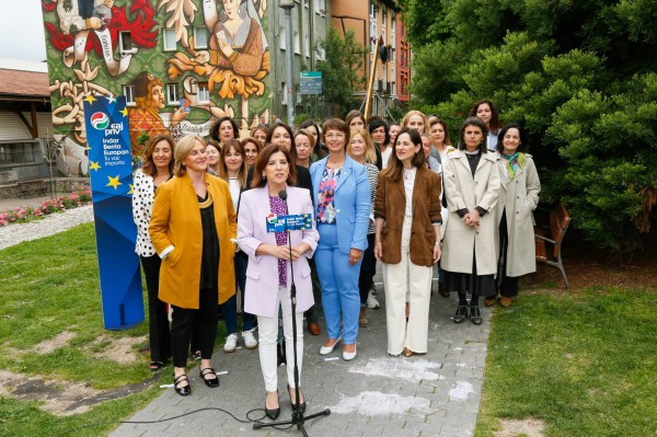 9-J Acto sobre Igualdad Oihane Agirregoitia, Izaskun Bilbao, Ulrike Muller