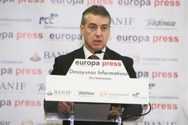 Iñigo Urkullu Europa Press -eko forumean